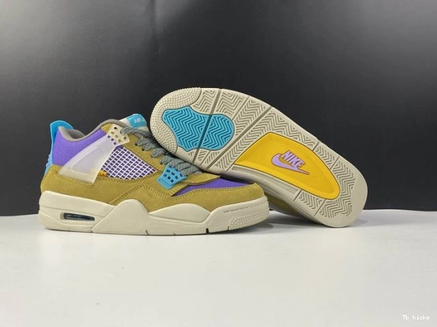 Reps TBK DJ5718-300 Moss x Desert 4 Air Jordan SP Union 0803